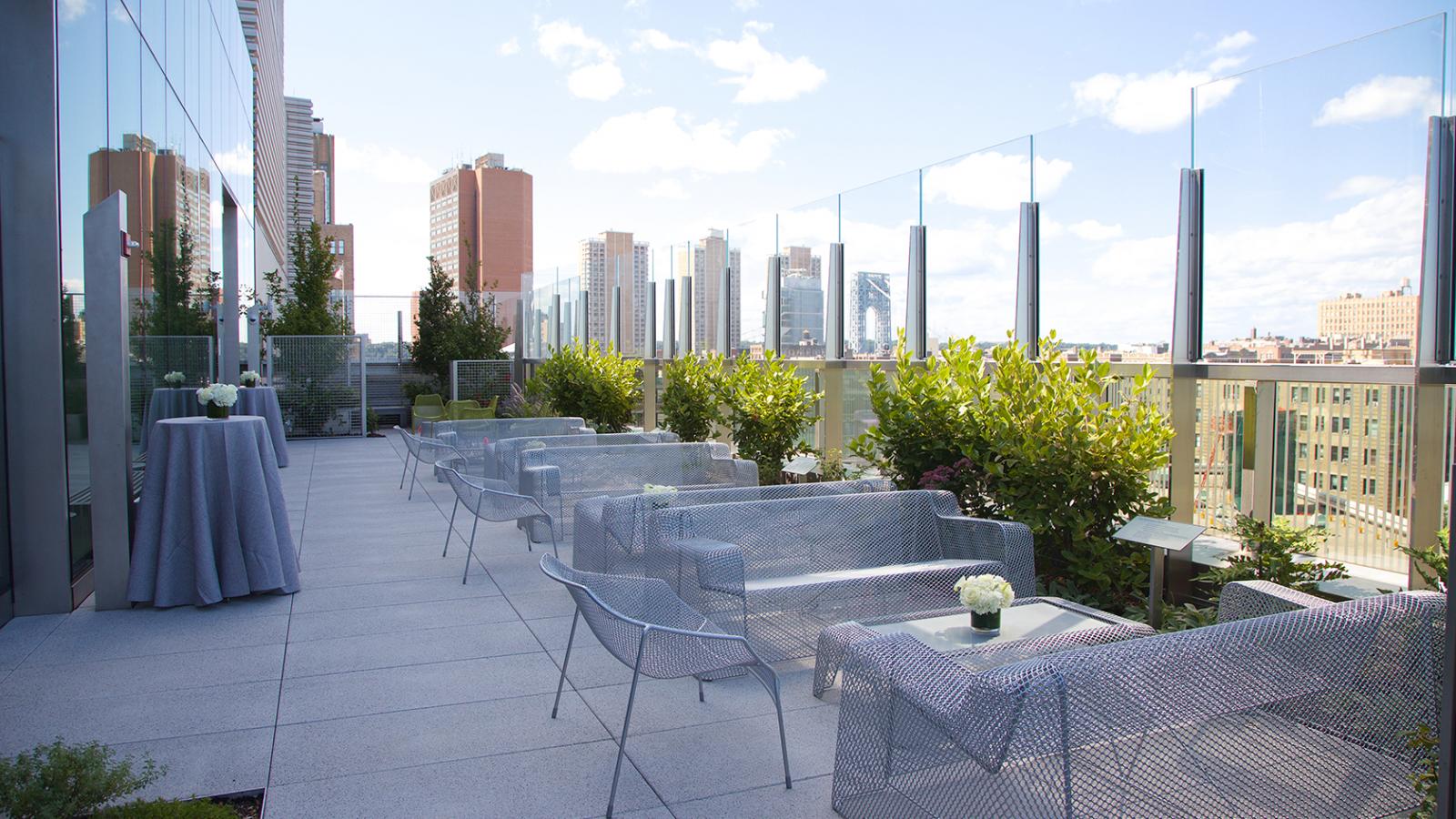 School of Nursing 7th floor terrace